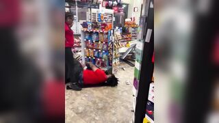 Family Dollar employee altercation with a shoplifter