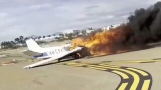 Deadly plane crash erupted into fireball and killed 2 at Southern California Airport