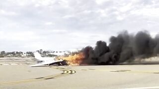 Deadly plane crash erupted into fireball and killed 2 at Southern California Airport