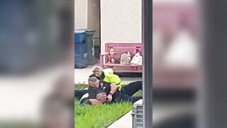 Police savages in North Wales trying to kill people