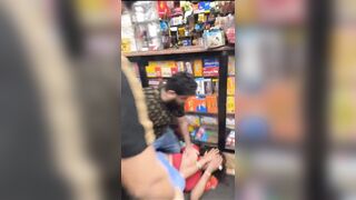 Paki was not going to let this shoplifter get off that easily