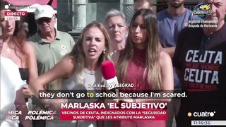 A woman in Ceuta said she no longer goes out at night and that her children are not