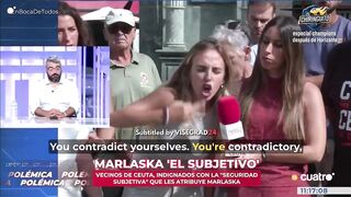 A woman in Ceuta said she no longer goes out at night and that her children are not