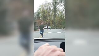 INSANE A jealous raging man chased another man through Vancouver park with a knife