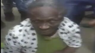 0ld woman burned alive for killing a little baby