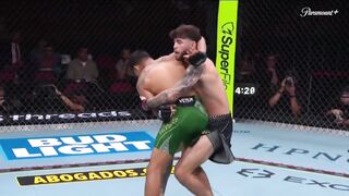 Brutal Body Slam KO from last night's UFC