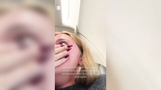 Ultimate Moment of Terror on Airplane during Turbelance