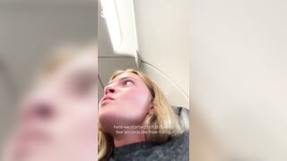 Ultimate Moment of Terror on Airplane during Turbelance