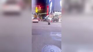NYPD Officer Hit, Dragged by Speeding Car in Times Square
