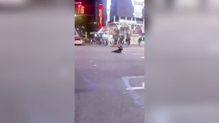 NYPD Officer Hit, Dragged by Speeding Car in Times Square