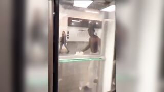 Tough Guy wants to Bully patrons on a Subway