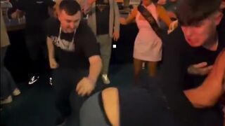 Entertaining Brawl as 2 Fat Girls Referee