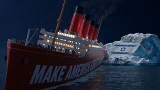 AI Satire Video Casts Titanic as MAGA Ship Hitting Israeli Iceberg