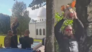 Pig's head brought during Friday prayer at Lithuania's Kaunas mosque