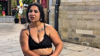 Bouncer should have knocked her clean out for spitting on him.