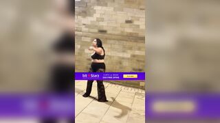 Bouncer should have knocked her clean out for spitting on him.
