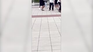 Clash between Ukrainians and Hasidic Jews in Uman, Ukraine.