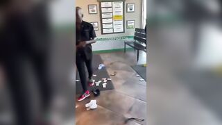 He ripped his fucking dreadlocks out
