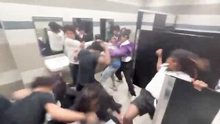 School Bathroom Brawl Video Draws Endless Laughs