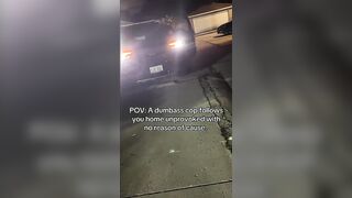 Woman Confronts An Officer Who Followed Her Home With No Probable Cause