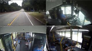 MARTA Bus driver seen on video appearing to doze while behind wheel moments before crash