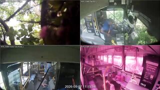 MARTA Bus driver seen on video appearing to doze while behind wheel moments before crash