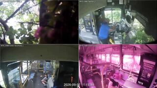 MARTA Bus driver seen on video appearing to doze while behind wheel moments before crash