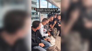 Fashion council president takes professional leave after grabbing PETA protester at fashion week