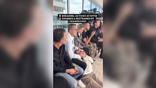 Fashion council president takes professional leave after grabbing PETA protester at fashion week