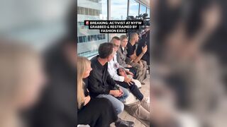 Fashion council president takes professional leave after grabbing PETA protester at fashion week