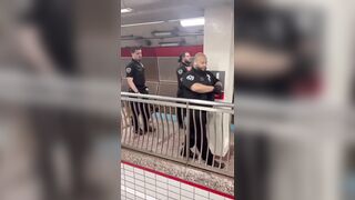 Never a dull moment on the red line.