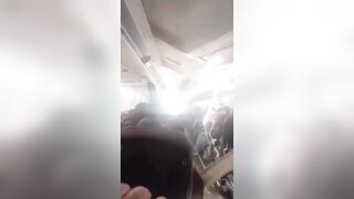 Violent shaking aboard a Sepehran Boeing 737 forces an emergency return.