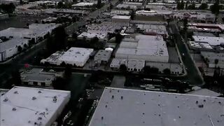 NBC news helicopter crashes during live shot of bus crash in Los Angeles.