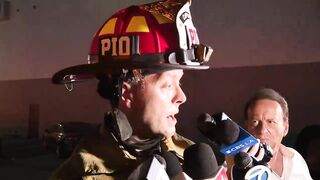 Person on the ground killed after KNBC helicopter crashes in Los Angeles, California,