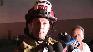 Person on the ground killed after KNBC helicopter crashes in Los Angeles, California,