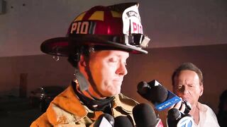 Person on the ground killed after KNBC helicopter crashes in Los Angeles, California,