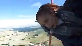 Female Pilot shows Skills after Canopy Detaches Right after Takeoff.
