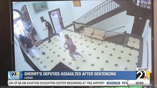 Ohio Deputies Suffer Broken Bones During Suspect's Courthouse Escape Attempt
