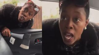 NORTH LONDON : Road Rage Erupts as Woman Waves an Axe at Driver