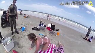 Deputies received a tip about a couple being drunk and asleep in the sand