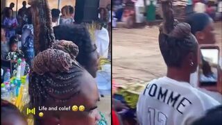 Ghanaian woman GOES VIRAL for INCREDIBLY PHALLIC HAIRCUT.