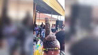 Ghanaian woman GOES VIRAL for INCREDIBLY PHALLIC HAIRCUT.