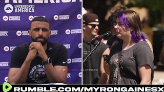 Myron Has A Purple Haired Progressive SPEECHLESS Leaving In TEARS "