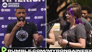 Myron Has A Purple Haired Progressive SPEECHLESS Leaving In TEARS "