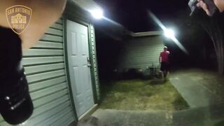 SAPD releases bodycam footage showing officer fatally shoot man armed with 2 knives