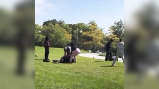 2 people stabbed, 2 suspects in custody at New York community college