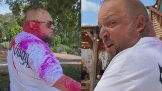 Painting Scammers PINK in Paris