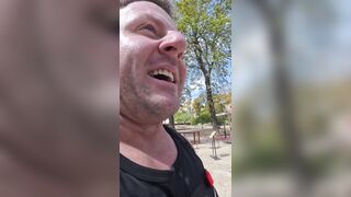 Painting Scammers PINK in Paris