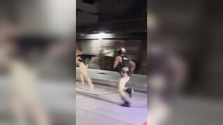 Drunk British tourist tackled by Thai police after he puncheda motorcyclist