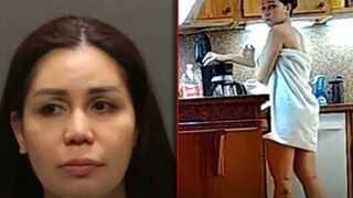 A woman sentenced after her husband caught her repeatedly putting bleach in his coffee